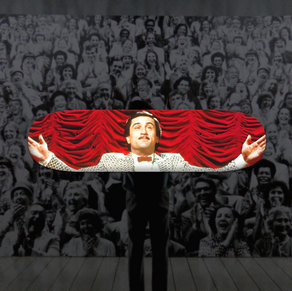 King of Comedy skate deck