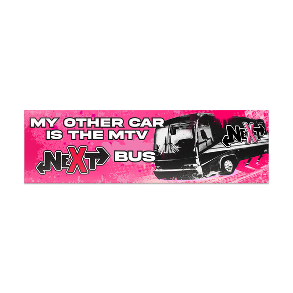Next Bus Bumper Sticker