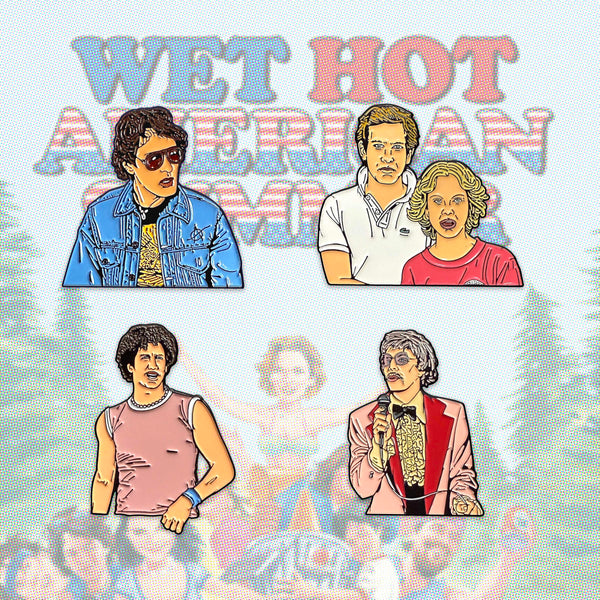 Wet Hot American Pin Set (set of 4)