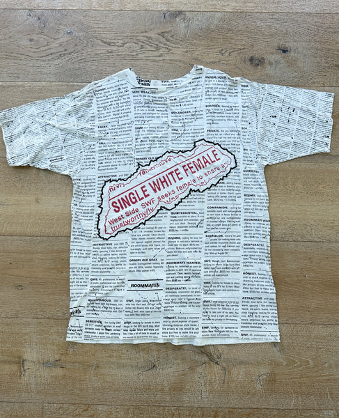 Vintage Single White Female AOP shirt (secondhand)