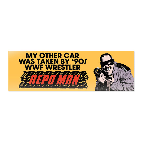 Repo Man Bumper Sticker