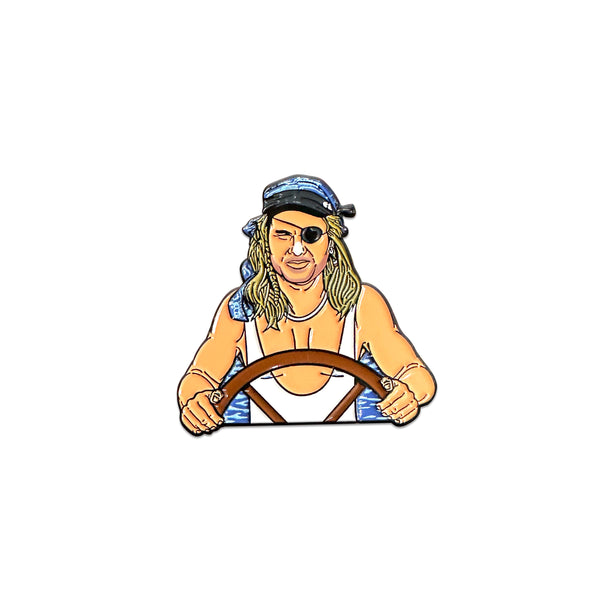 Captain Ron pin & keychain combo