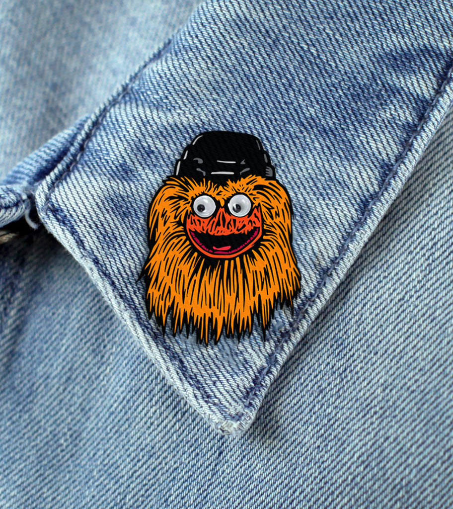 Philadelphia Flyers Gritty Mascot Enamel Lapel Pin 